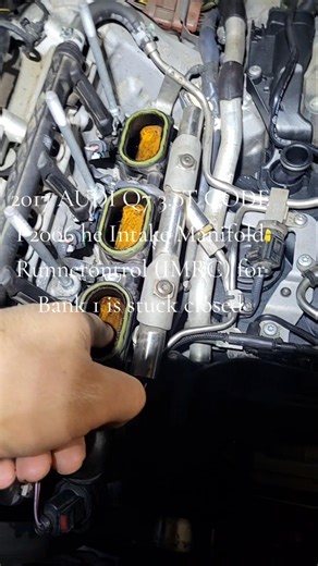 2017 AUDI Q7 3.0T QUATTRO CODE P2006 INTAKE MANIFOLD RUNNER CONTROL (IMRC) FOR BANK IS STUCK CLOSED