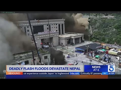 At least 160 killed, hundreds missing after flash floods in Nepal and China