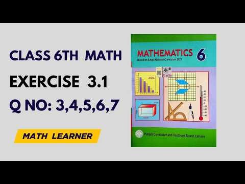 Class 6 Maths Exercise 3.1 Question 3 4 5 6 7 Full Solution | Class 6 Math Ex 3.1
