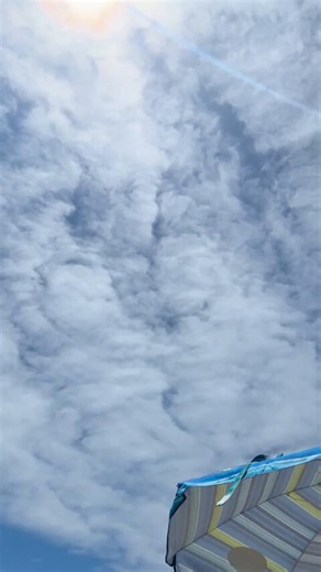 Interesting Flying Shadow🧐🤔Eyewitness states: We were at Huntington city beach yesterday, 8/14/26, and witnessed this “shadow” that would fly through the clouds and then disappear. After a few minutes, we would see it again, but flying in a different direction. It’s https://t.co/LLVh4OSgft