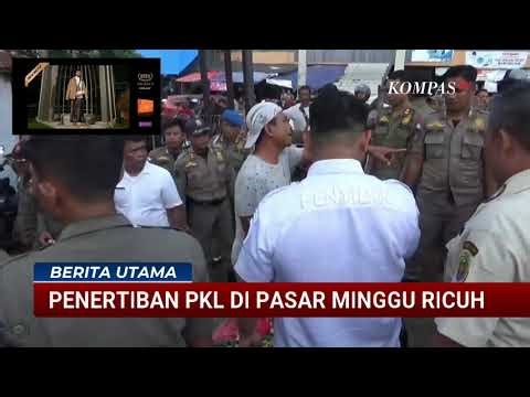 Ricuh! Penertiban PKL di Pasar Minggu Bengkulu Diwarnai Perlawanan Pedagang | BERUT