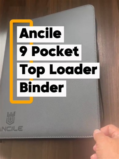 Ancile 9 Pocket Toploader Binder — Best Card Protection & Display