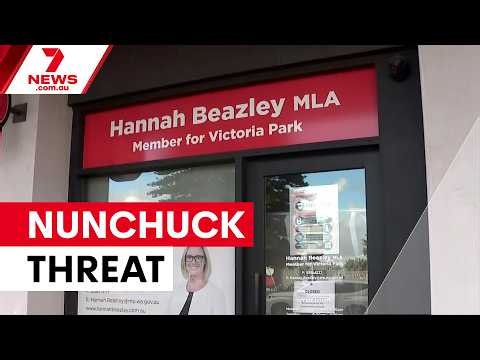 Man arrested over staff threat at Perth minister's office | 7NEWS