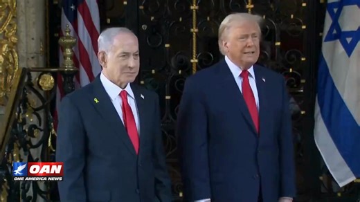 President Trump: "We’re going to be dealing on Gaza, that’s why Prime Minister Netanyahu is here right now." Watch OAN Live here: https://live.oann.com/home.ktv?utm_source=socials&utm_medium=social media&utm_campaign=fb | One America News Network