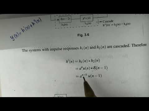 Impulse response and convolution-Problem solving