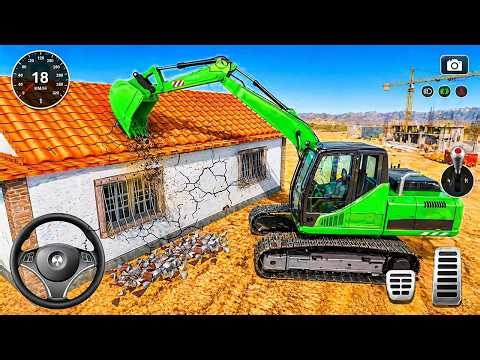 Ultra Realistic Construction Simulator Gameplay | Heavy Machinery Work | 3D Building Game