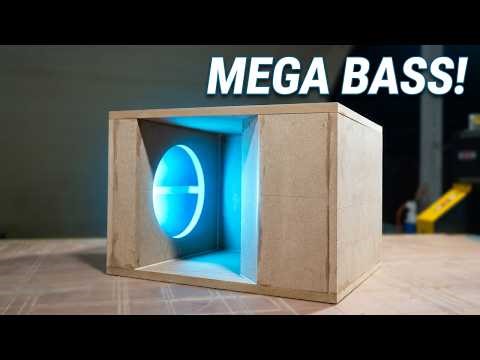 DIY 12 inch Subwoofer Box - Hands-On Construction