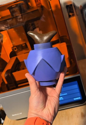 3D Printing RUBBER?? Printed using the Form 4 by @formlabs #3dprinting #form4 #formlabs #cosplay #fyp