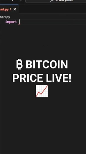 💵 Build a Crypto Price Ticker Using Python 📈 #coding #coding #viral