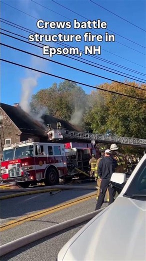 Crews battle fire in Epsom