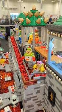 Giant LEGO Super Mario Bowsers Castle #lego