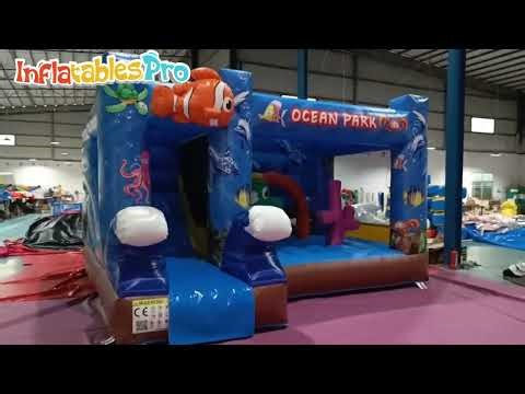 Ocean Park Inflatable Jumping Castle: Factory Testing & 3D Design Review 🏗️🌊