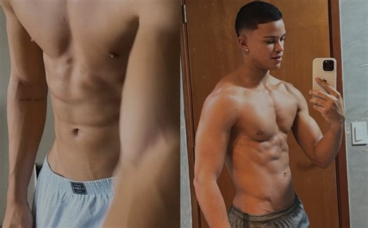 Mach Dove em novo video se masturbando com pau duro grande pelado