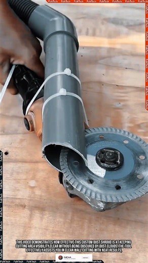 ,Dust Collector Tool: Clean Wall Cutting Neat Precise #tool #tools #innovation