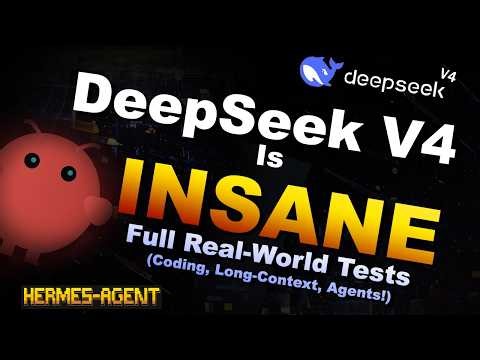 DeepSeek V4 Is INSANE — Full Real‑World Tests (Coding, Long‑Context, Agents!)