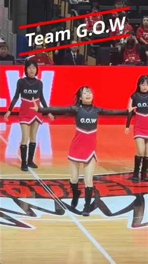 【魅惑のステップ】Team G.O.Wのキレキレダンス！アリーナを熱く彩る圧巻のパフォーマンス！🏀🐔🔥#Shorts #富山グラウジーズ #グラブー