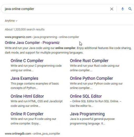 Java online compiler #java #coding #learning