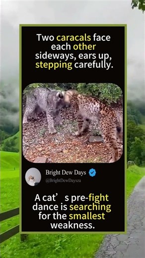 Lynx Standoff｜Wild Cat’s Careful Judgement#Lynx #WildCat #BigCat #AnimalStandoff #NatureDocumentary