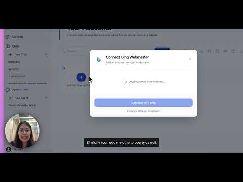 How to Connect Bing Webmaster Tools Property to AI & Analyze Data | Analyze Bing Data with Vaizle AI