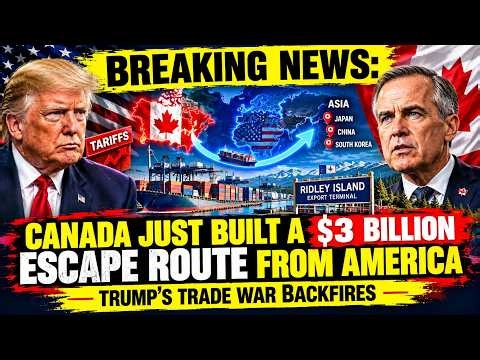 BREAKING NEWS:Canada Just Built a $3 Billion Escape Route From America — Trump’s Trade War Backfires