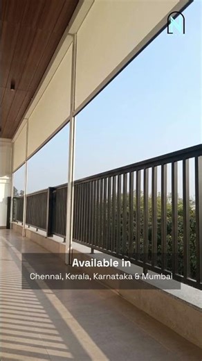 Klymate Weather Screen | Transform your balcony into a luxury Haven #shorts #zipscreens #modernhome