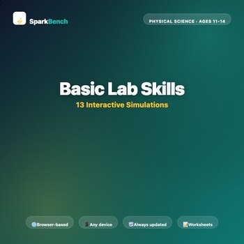 Basic Lab Skills — 13 Interactive Science Lab Simulations Bundle (Safety, Equipm