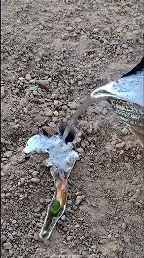 Molten Aluminum Poured Into Snake Hole 😱 | Shocking Experiment Shorts