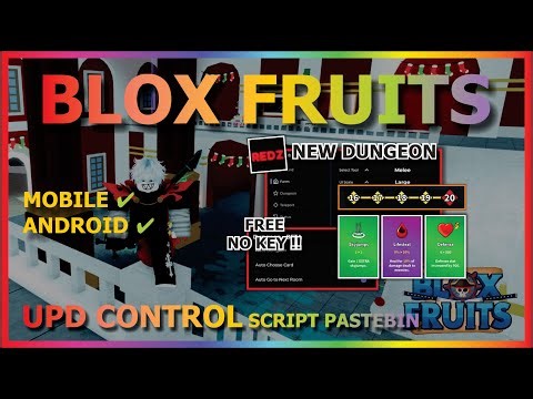 [REDZ HUB] BLOX FRUITS Script No Key UPD CONTROL AUTO FARM, AUTO DUNGEON, SELLECT CARD, NEXT FLOOR 🌐