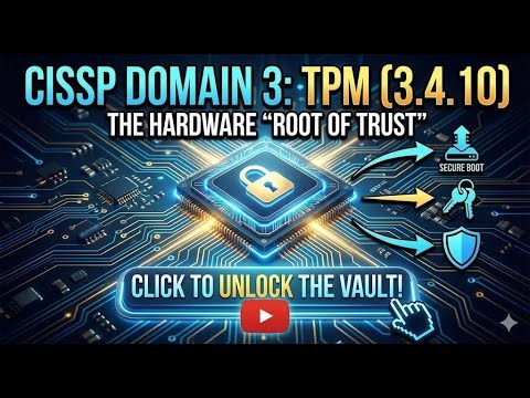 CISSP Domain 3: Trusted Platform Module (TPM) & Hardware Root of Trust