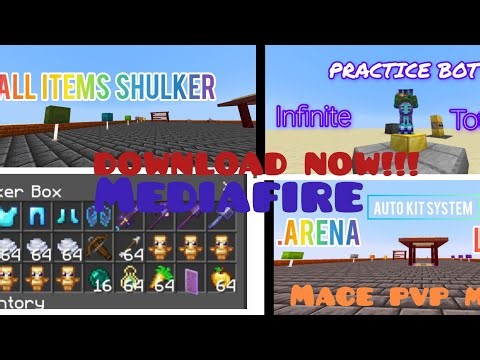 Best mace pvp map for MCPE 1.21.131+ with bots