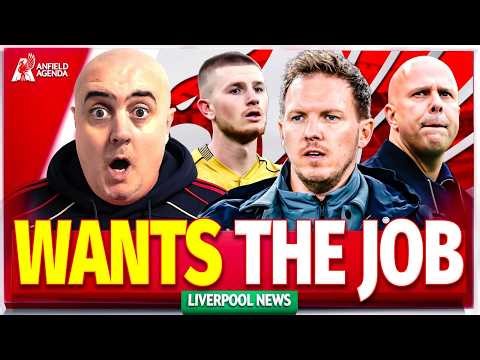 NAGELSMANN WANTS LIVERPOOL! HJULMAND INTEREST + SLOT HAS DIG AT FSG? Liverpool Latest Transfer News