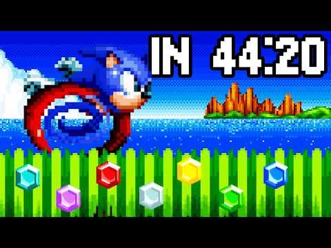 Sonic 2 Mania | Speedrun in 44:20.05 (All Emeralds)