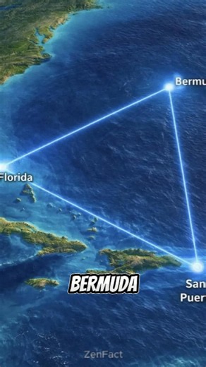 Bermuda Triangle - #bermuda #oceanmystery #myths #horrorshorts #shorts