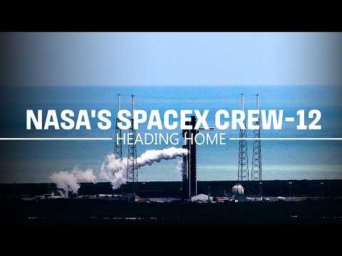 LIVE: NASA SpaceX Crew-12 Departs Space Station, Begins Journey Back to Earth |Astronaut |Space News