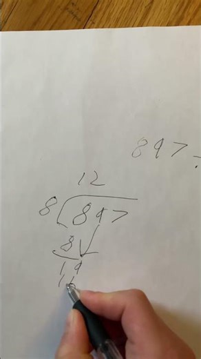 The division algorithm (standard)￼￼