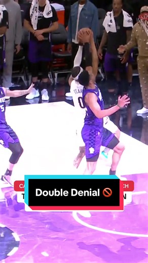 NBA Defense Week brings us back to April, thanks to Dylan Cardwell! He came up CLUTCH in the final seconds for Sacramento's W... and Russ' reaction from the sidelines said it all 😤 #NBA #Basketball #DylanCardwell