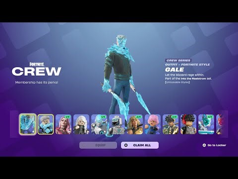 How To Get Gale Skin NOW FREE In Fortnite! (Unlock LEGO Gale Style) Fortnite Crew Pack