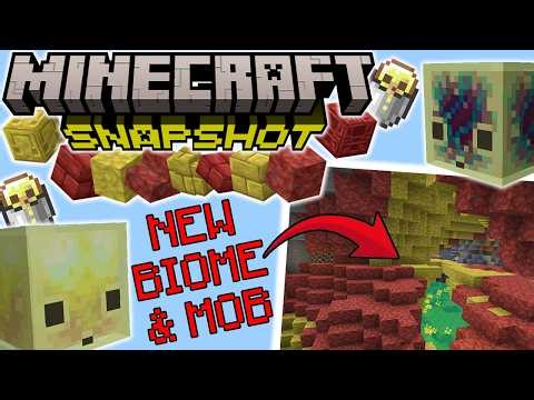 NEW Sulfur Cube & Sulfur Caves + NEW BLOCKS | Chaos Cubed | Minecraft Java 26.2 Snapshot Full Recap