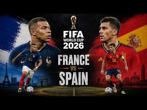 France Vs Spain LIVE | FIFA World Cup 2026 LIVE | France Vs Spain Watch Party | FIFA WC SEMIFINAL
