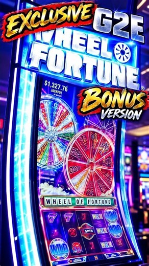 Wheel Of Fortune BONUS | G2E #lasvegas #expo