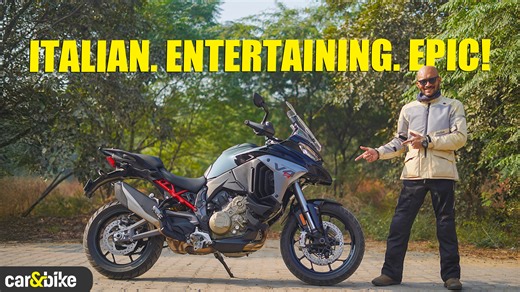 The Ducati Multistrada V4 gets significantly updated with smarter electronics, and more refinement. Does it live up to the promise of one of the best versatile adventure touring motorcycles you can buy right now? We spent a few days getting to know the new Multistrada V4 better. | carandbike