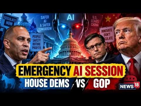 US News LIVE: President Trump Rejects AI Concerns, Democrats Call For Emergency House Session | N18G