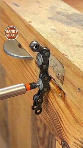 Old Bicycle Chain Came in Handy! Clever Life Hack!