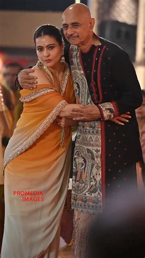 Kajol draped in sunshine, radiating warmth & tradition in every thread 🧡