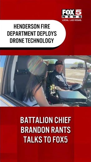 Henderson Fire Department deploys drone technology to battle blazes, locate victims