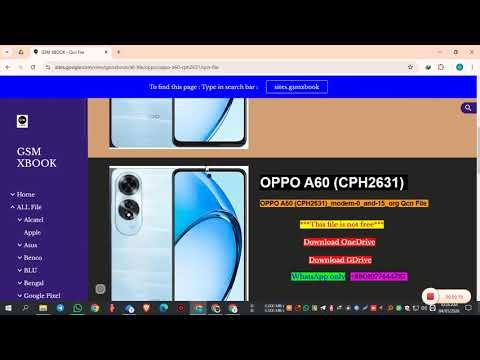 OPPO A60 (CPH2631)_(And-15)_(Modem ver-0)_Original Qcn File 100% tested #oppoa60 #cph2631 #qcn_file