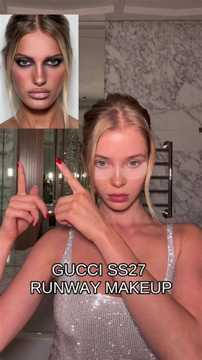 ‏Gucci ss27 runway makeup @Gucci | Gucci Makeup
