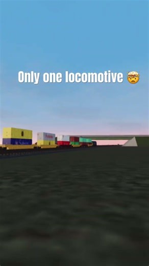 Intermodal CSX Train Passes with one locomotive