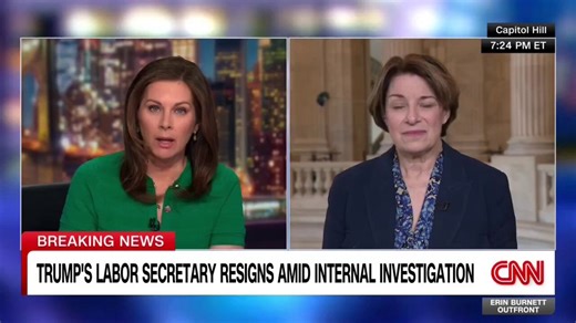 Sen. Amy Klobuchar calls for an “immediate hearing” with FBI Director Kash Patel over The Atlantic’s reporting about allegations of excessive drinking, which Patel denies.