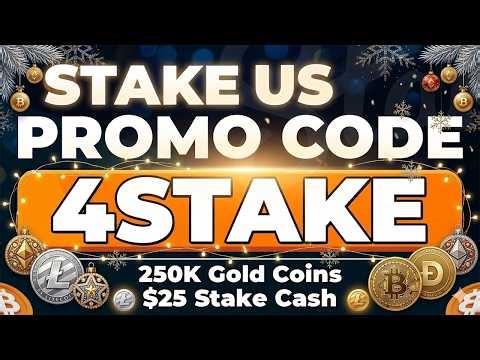 Stake US Code "4STAKE" — Get $25 Stake Cash + 250K Gold Coins (Best Stake US Promo Code 2026)